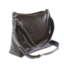 Load image into Gallery viewer, HVISK AMBLE CROCO DARK BROWN