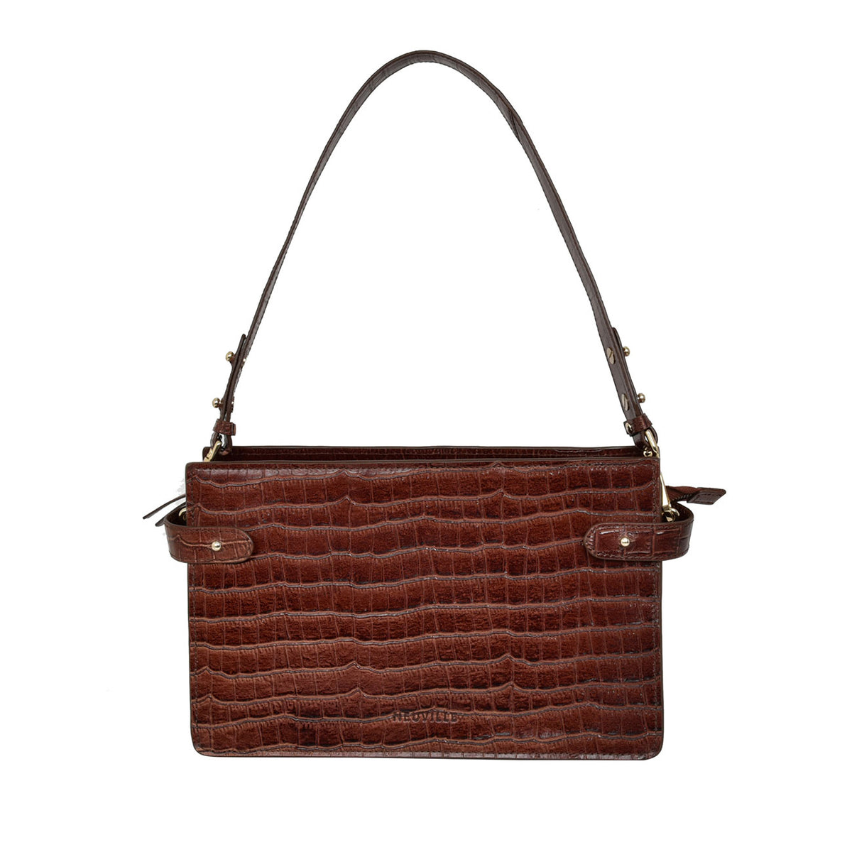 Neuville Wide Mama Camel Croco Party To Style