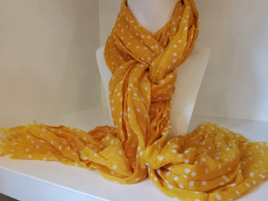 Sjaal Yellow stippy