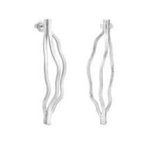 Load image into Gallery viewer, CURVES SILVER EARRINGS
